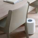 Round Bin White