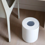 Round Bin White
