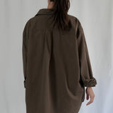 Oversized Shirt in Espresso