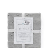 Bobble Baby Blanket Sky Grey