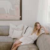 Florence Wrap Dress in White