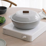 Enamel Pot Sand Beige