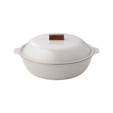 Enamel Pot Sand Beige