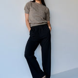 Cashmere Short Sleeve Knit Taupe