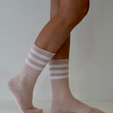 Grippy Yoga/Pilates Socks Cotton Pink