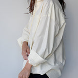 Oversized Cotton Shirt Butter