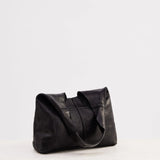 Unlined Slouchy Black