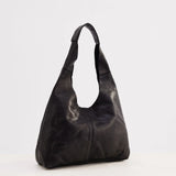 Unlined Slouchy Black