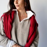 Oversized Cotton Shirt White