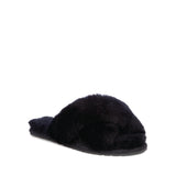 Mayberry Sheepskin Slipper Black