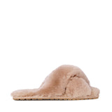 Mayberry Sheepskin Slipper Camel