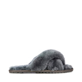 Mayberry Sheepskin Slipper Charcoal