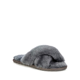 Mayberry Sheepskin Slipper Charcoal