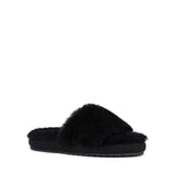 McKay Sheepskin Slipper Black
