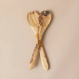 Olive Wood Salad Servers