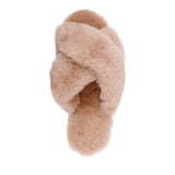 Mayberry Sheepskin Slipper Camel