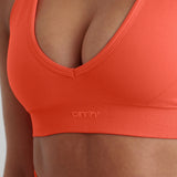 Shape Seamless Cross Back Bra Tangerine
