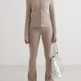 Sense Zip Jacket Dark Clay