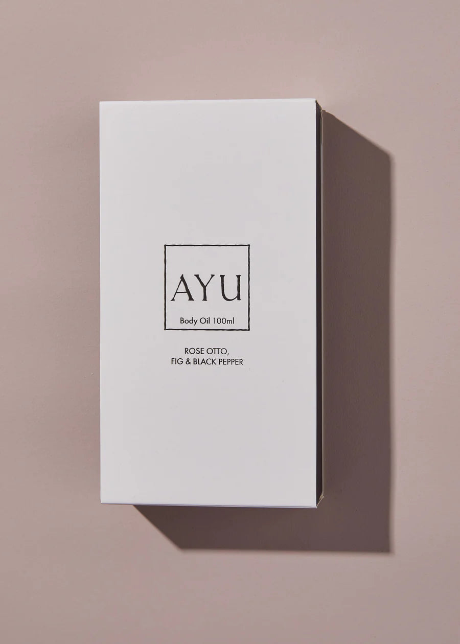 AYU Body Oil - Rose Otto, Fig & Black Pepper