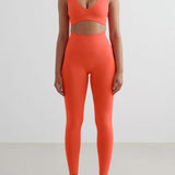 Shape Seamless Cross Back Bra Tangerine