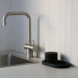 Round Silicone Sponge Black