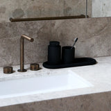 Bubble Silicone Sink Tray Black