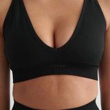Shape Seamless Cross Back Bra Black