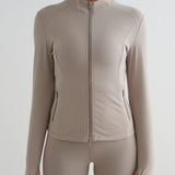 Sense Zip Jacket Dark Clay
