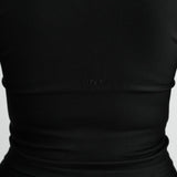 Shape Seamless Zip Jacket Black