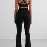 Shape Seamless Cross Back Bra Black