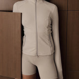 Sense Zip Jacket Dark Clay