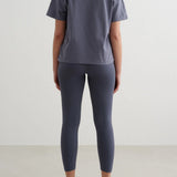 Serif Boxy T-Shirt Storm Blue
