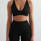 Shape Seamless Cross Back Bra Black