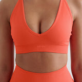 Shape Seamless Cross Back Bra Tangerine