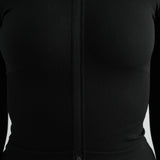 Shape Seamless Zip Jacket Black
