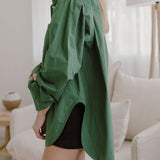 LONG SLEEVE SHIRT - GREEN