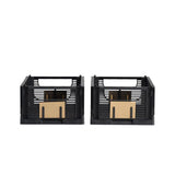 Collapsible Crate Black Sml (set of 2)