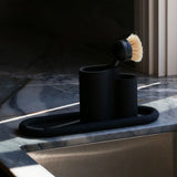Bubble Silicone Sink Tray Black