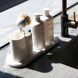 Bubble Silicone Sink Tray White