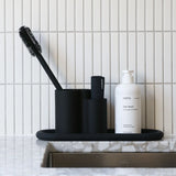 Bubble Silicone Sink Tray Black