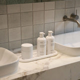 Bubble Silicone Sink Tray White