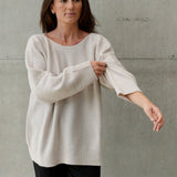 Wool/Cashmere Jumper Natural