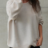 Wool/Cashmere Jumper Natural