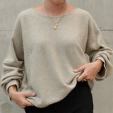 Wool/Cashmere Jumper Beige