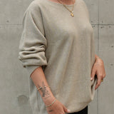 Wool/Cashmere Jumper Beige