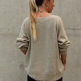 Wool/Cashmere Jumper Beige