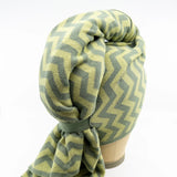 Hair & Travel Towel - Avocado Chevron