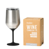 Wine Tumbler Brushed Stainless