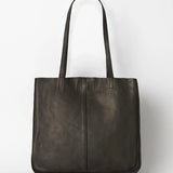 Baby Leather Tote Black