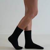 Luxe Cotton Socks Black